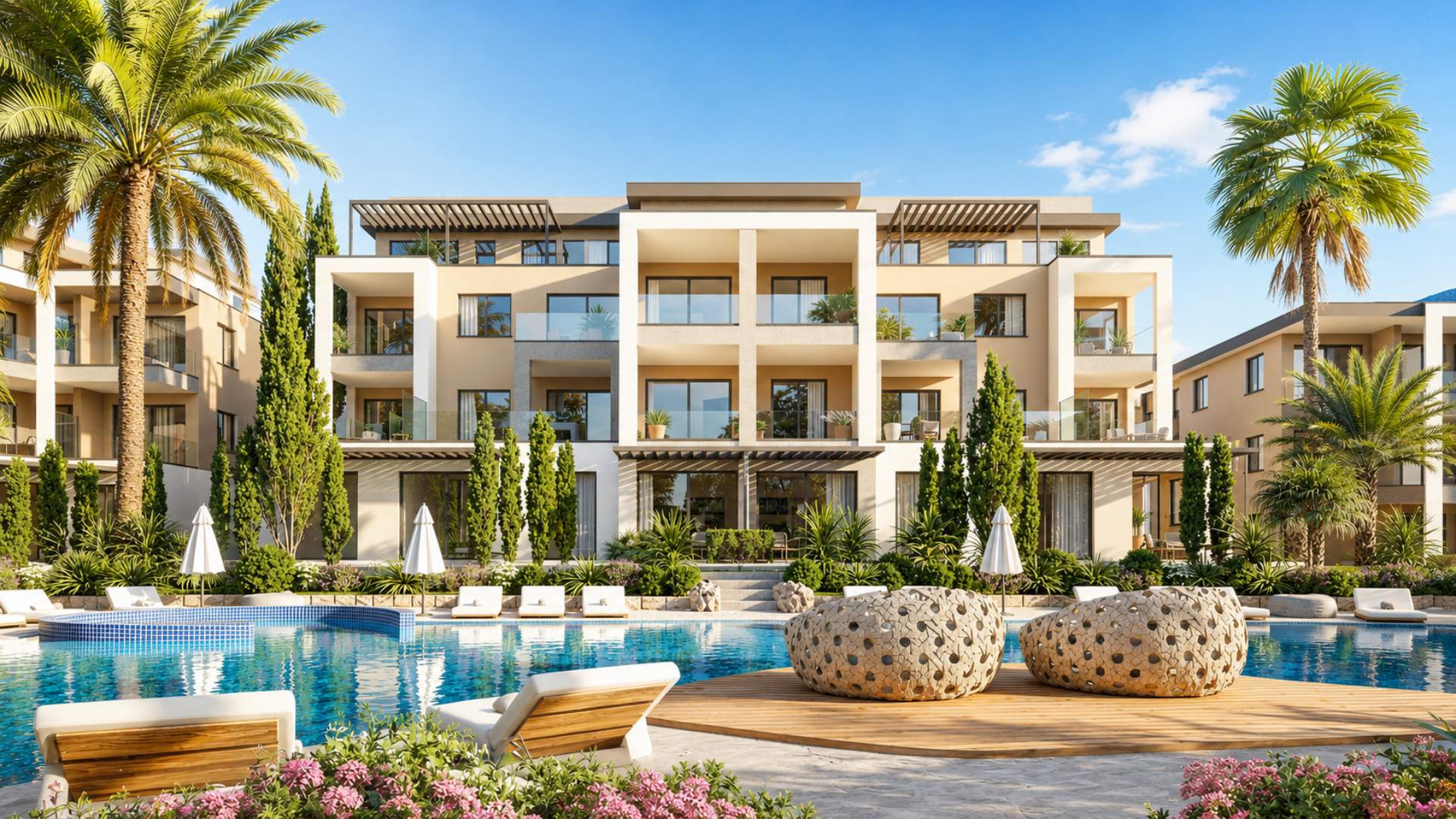 1 bedroom Apartments / Penthouses in Geroskipou, Paphos, Cyprus – A-BAG-S-002
