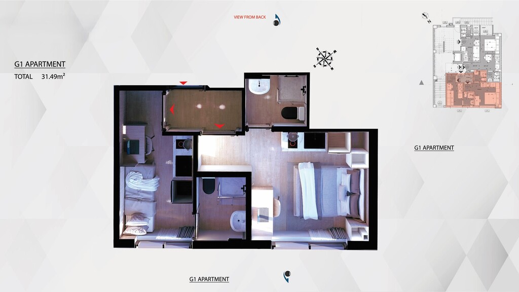 Flat in Ampelokipoi – Pentagon, Athens – Center, Greece – 62967