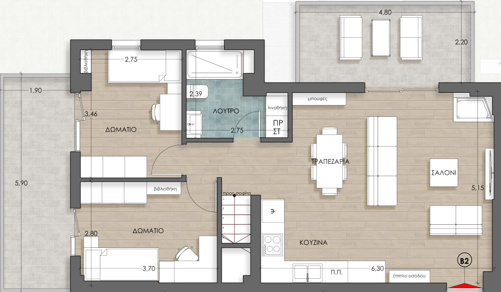 3 bedroom Maisonette in Thermi, Thessaloniki – Suburbs, Greece – 60508