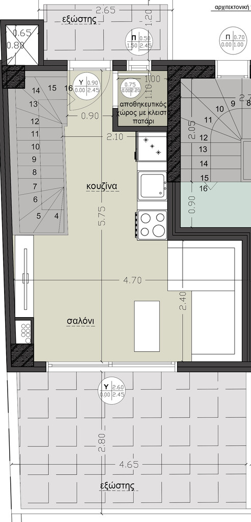 1 bedroom Duplex in Charilaou, Thessaloniki – Municipality, Greece – 59816