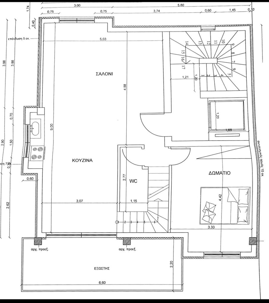 3 bedroom Maisonette in Kalamaria, Thessaloniki – Suburbs, Greece – 57579