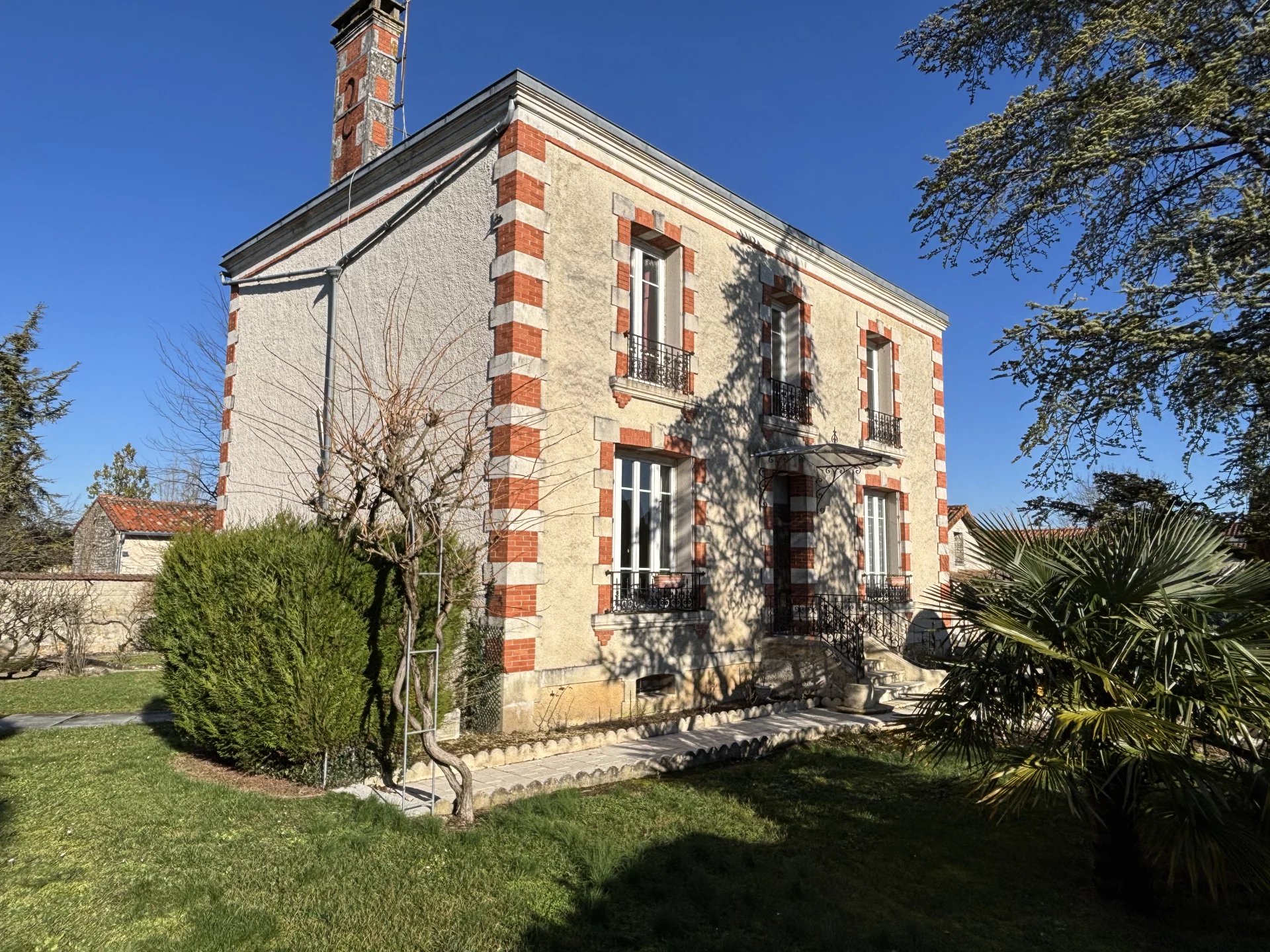 Grand character village home with two further properties, outbuildings and enclosed garden, Poitou-Charentes – France – BVI78982