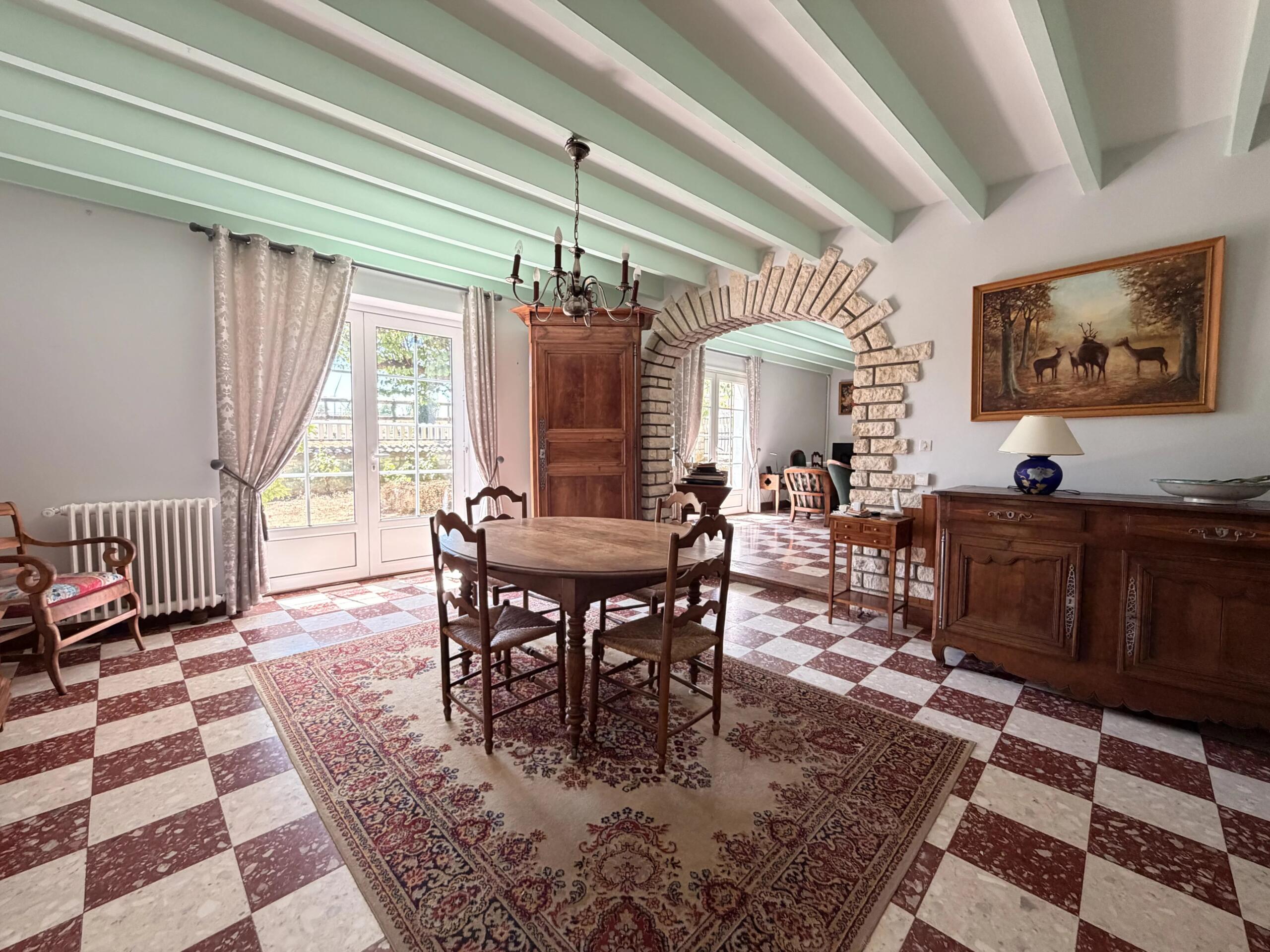 Spacious Single-Storey Family Home in a Peaceful Village Near Ruffec, Poitou-Charentes – France – BVI86468