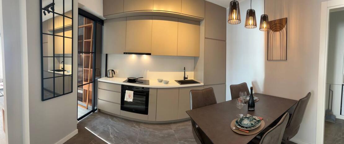 Adriatic Panorama: Stylish 64 m2 Apartment with Terrace in Prestigious Tivat