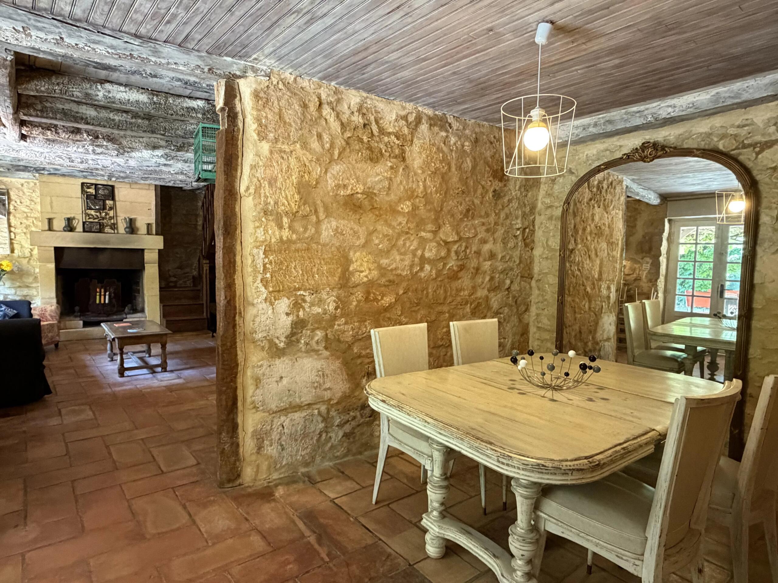Character Home with Independent Gîte, Pool and Gardens, Walking Distance to Saint-Cyprien, Aquitaine – France – BVI86493