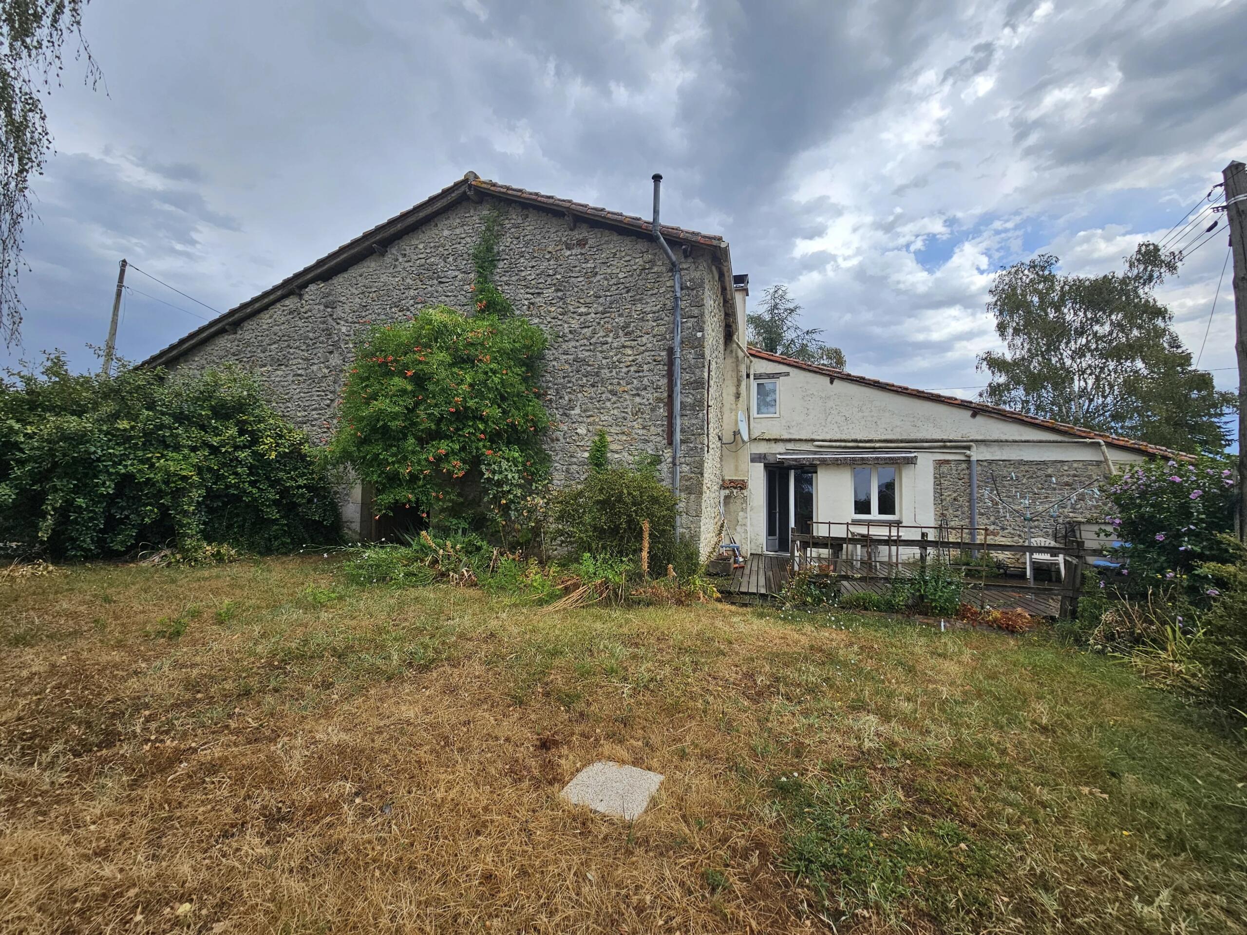 Detached Hamlet Home with Attached Barn and Excellent Potential, Poitou-Charentes – France – BVI86502