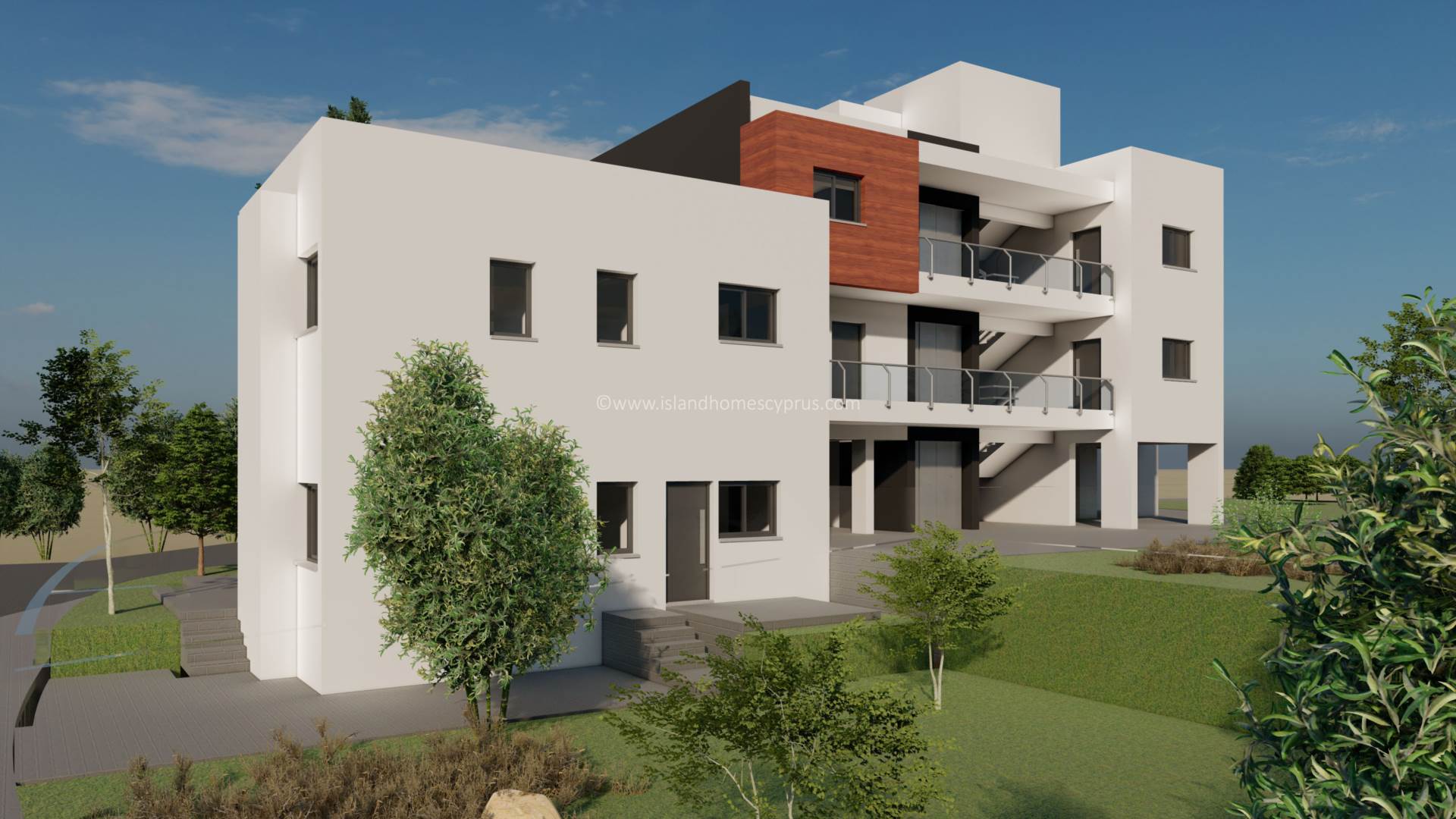 2 bedroom Apartment in Kapparis, Famagusta, Cyprus – ObK104dp