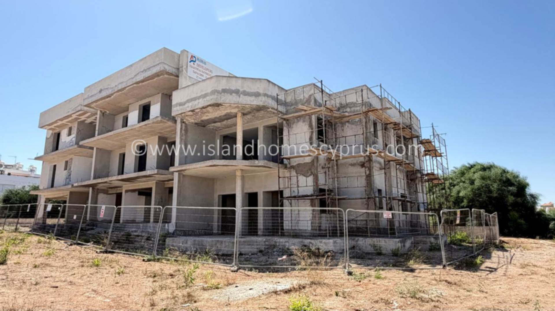 2 bedroom Apartment in Kapparis, Famagusta, Cyprus – ObK104dp