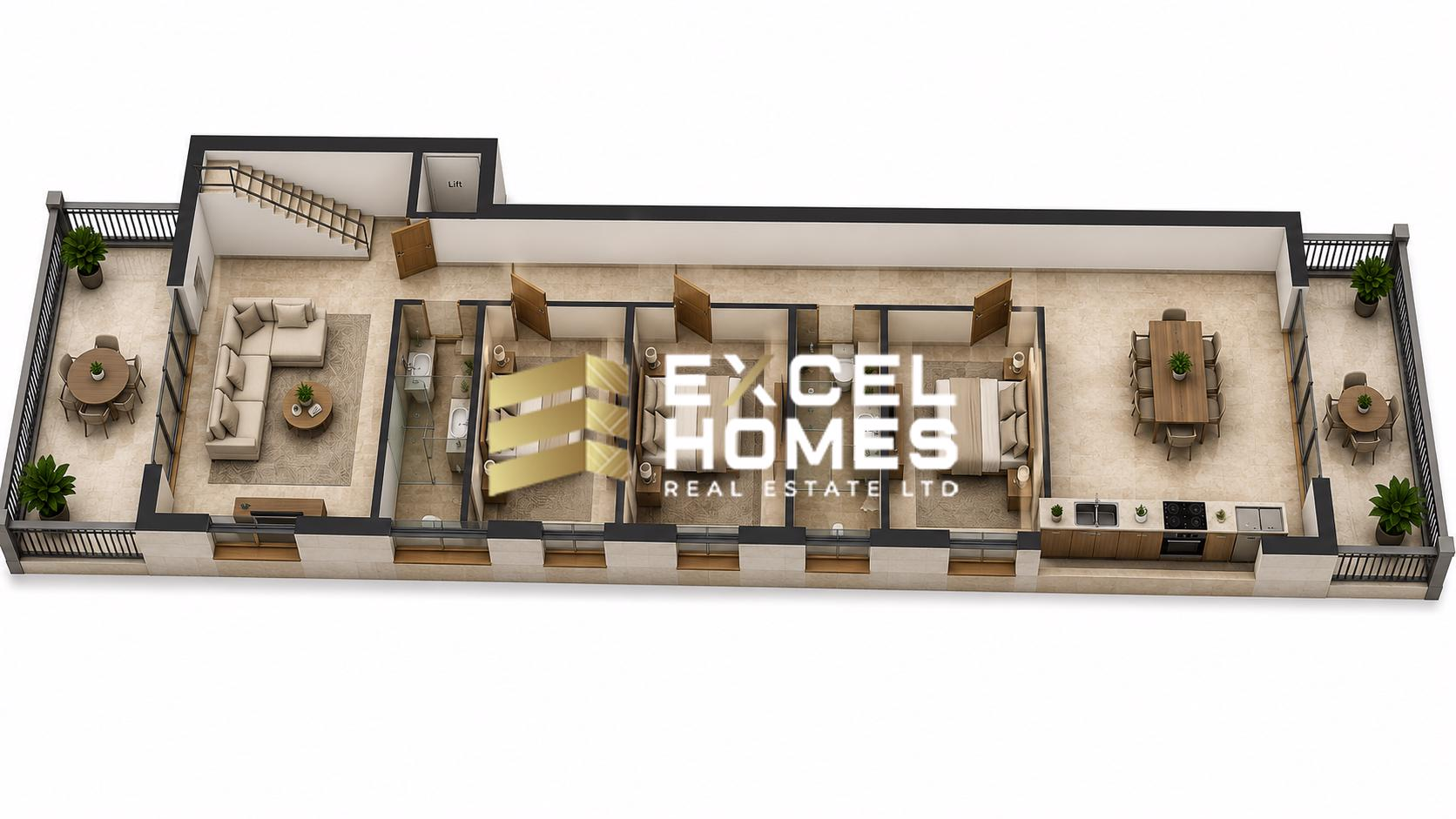 3 bedroom Apartment in Gharb, Malta – 69324