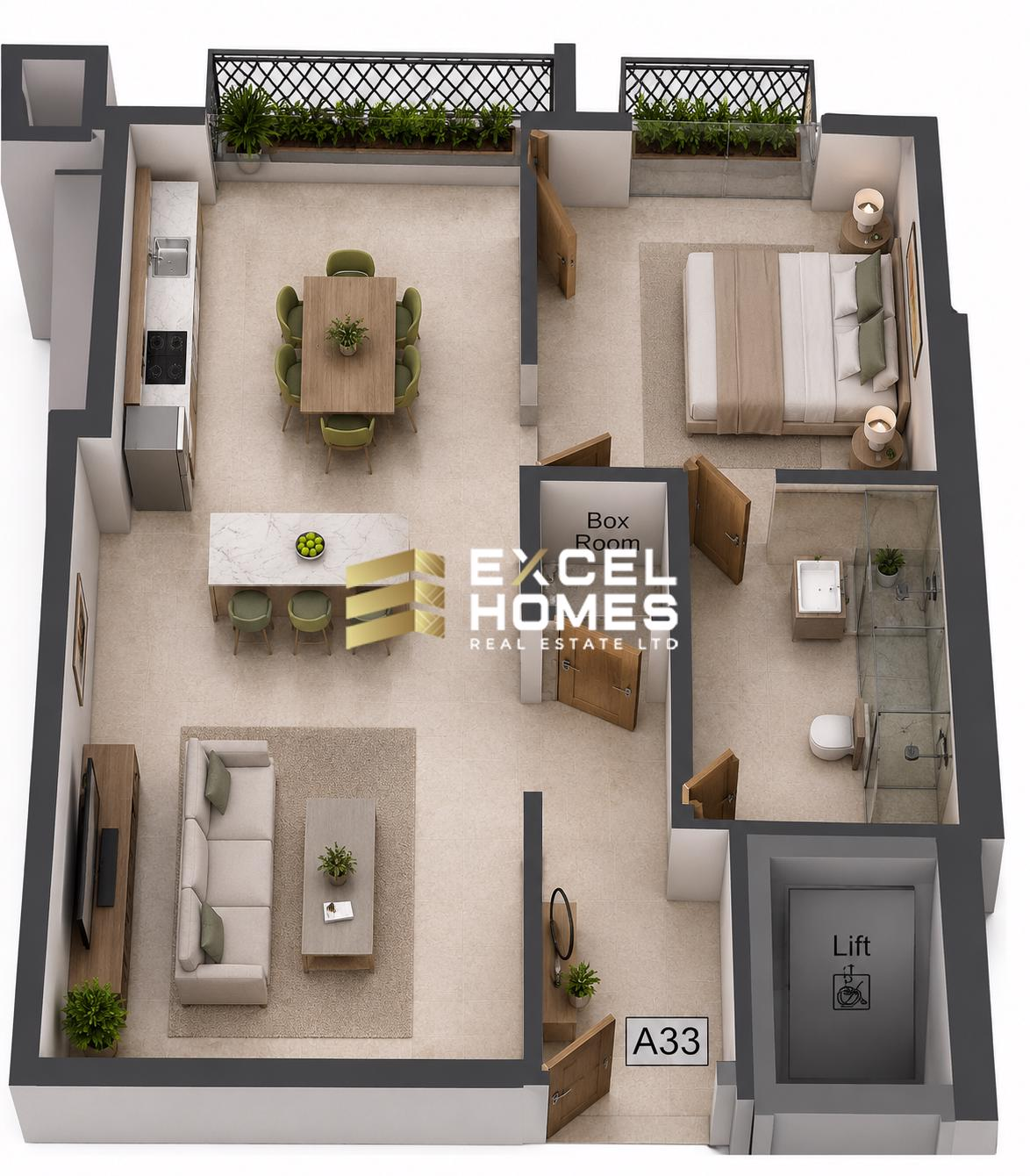 1 bedroom Apartment in Marsalforn, Malta – 69264
