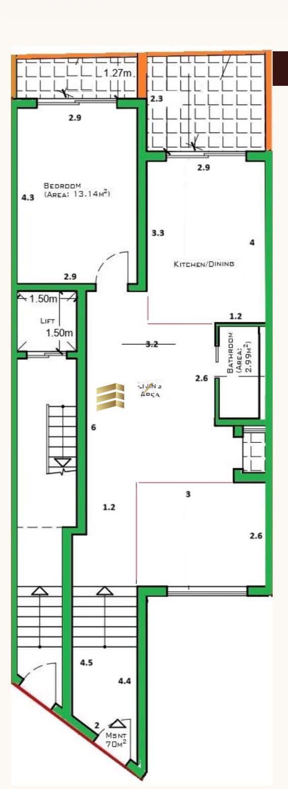 1 bedroom Maisonette in Qormi, Malta – 69246