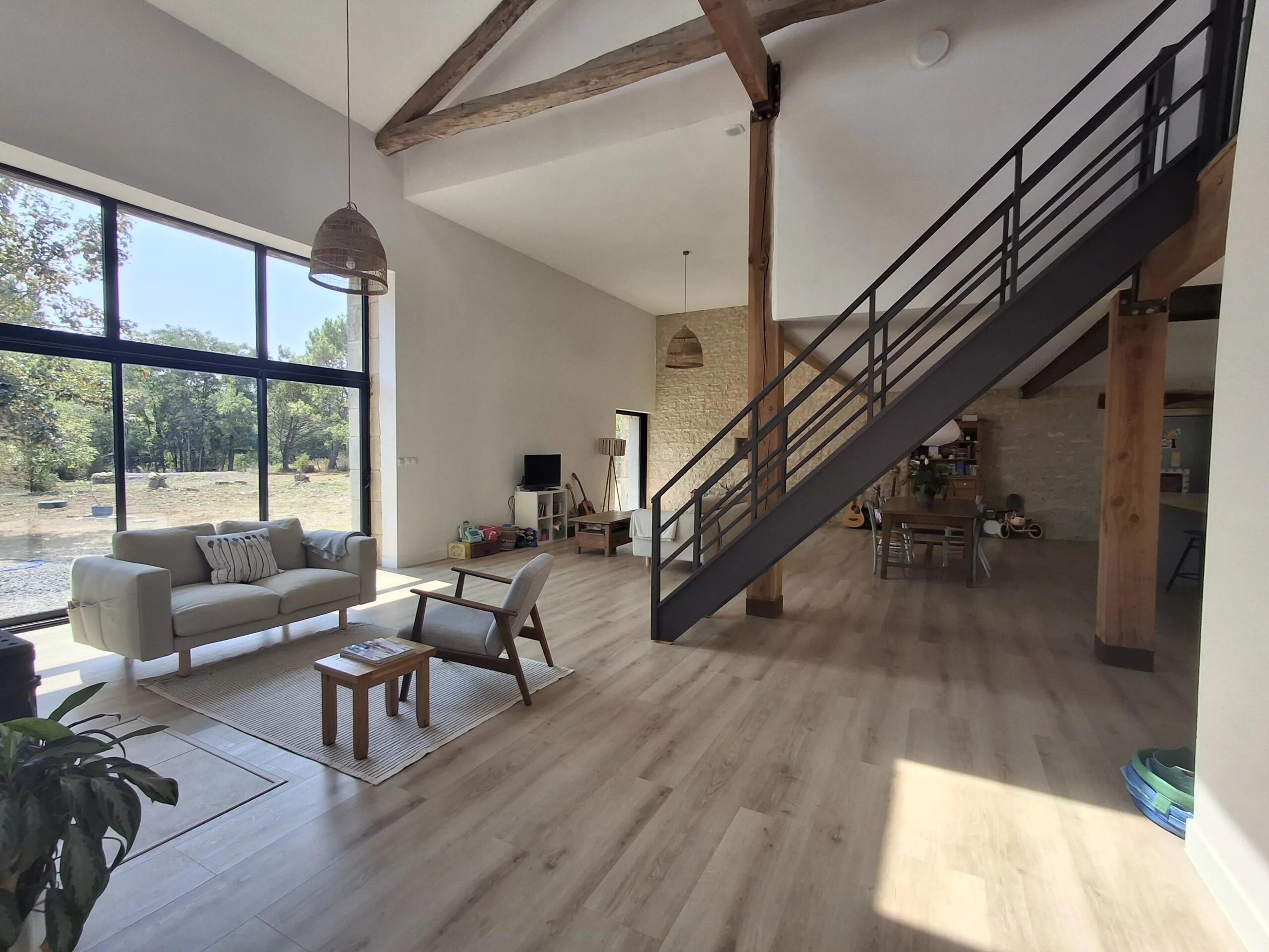 Stunning barn conversion combining character and modern features, Poitou-Charentes – France – BVI86116