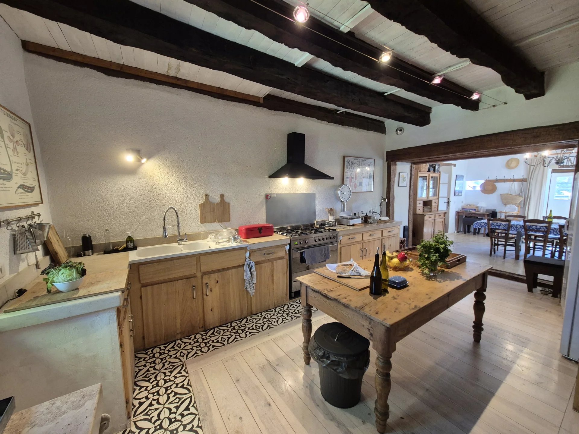 Character Stone Property with Two Houses, Swimming Pool and 1.2 Hectares near Montaigu-de-Quercy, South West France, Midi-Pyrénées – France – BVI80309