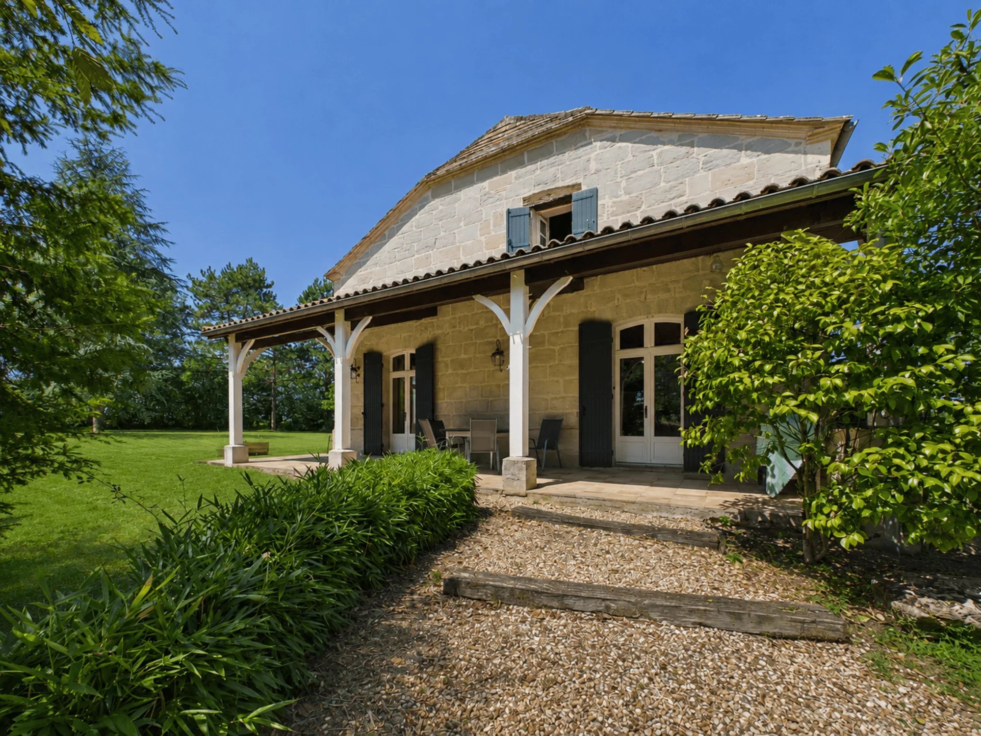 Pretty stone house with 4 bedrooms, a large garage and carport, Nouvelle-Aquitaine – France – BVI85491