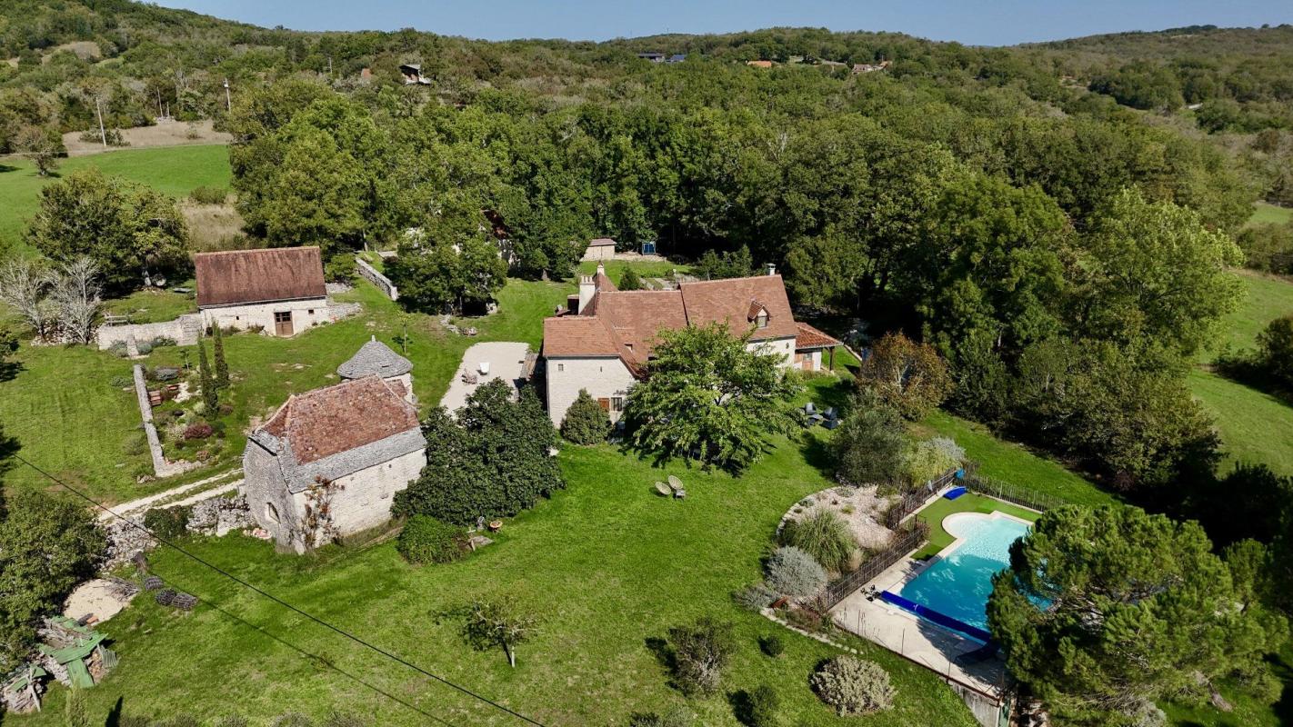 7 bedroom corps de ferme in Cajarc, Lot, France