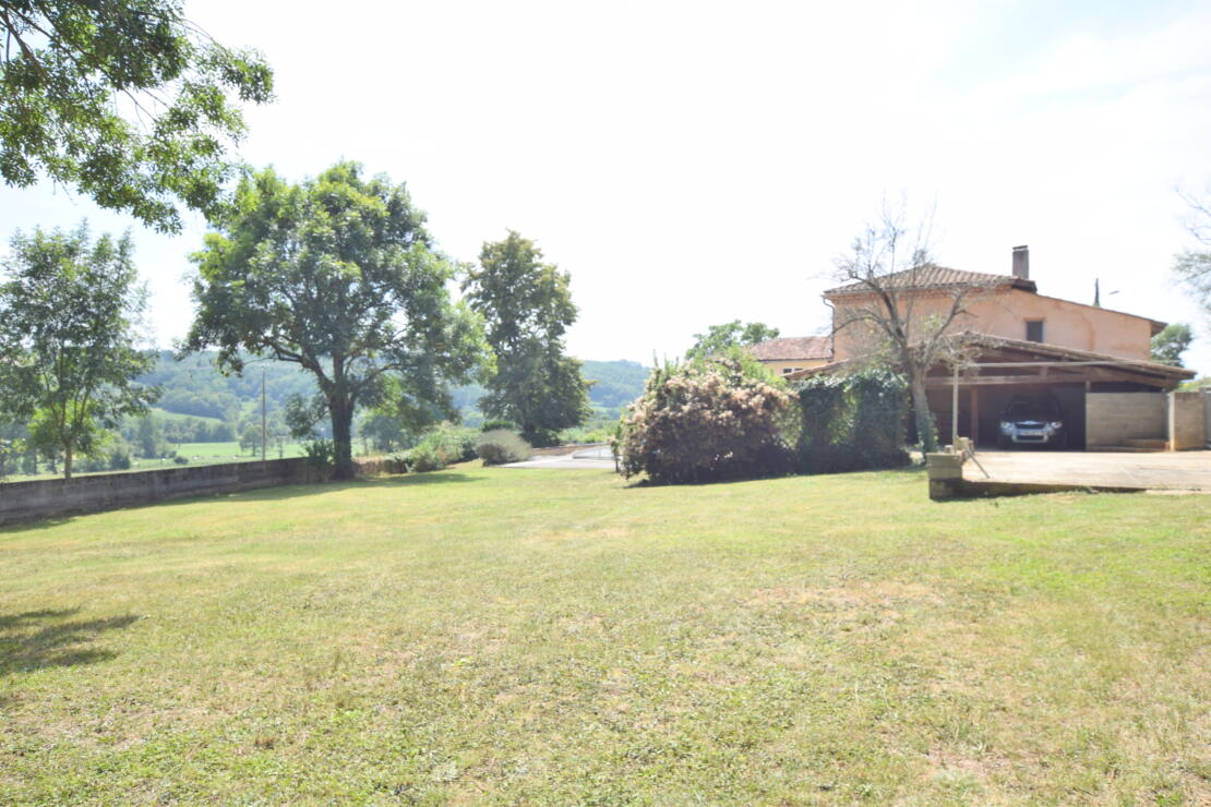 Lodes – Renovated secluded farmhouse and partially renovated gite, with pool, enclosed garden, and panoramic views