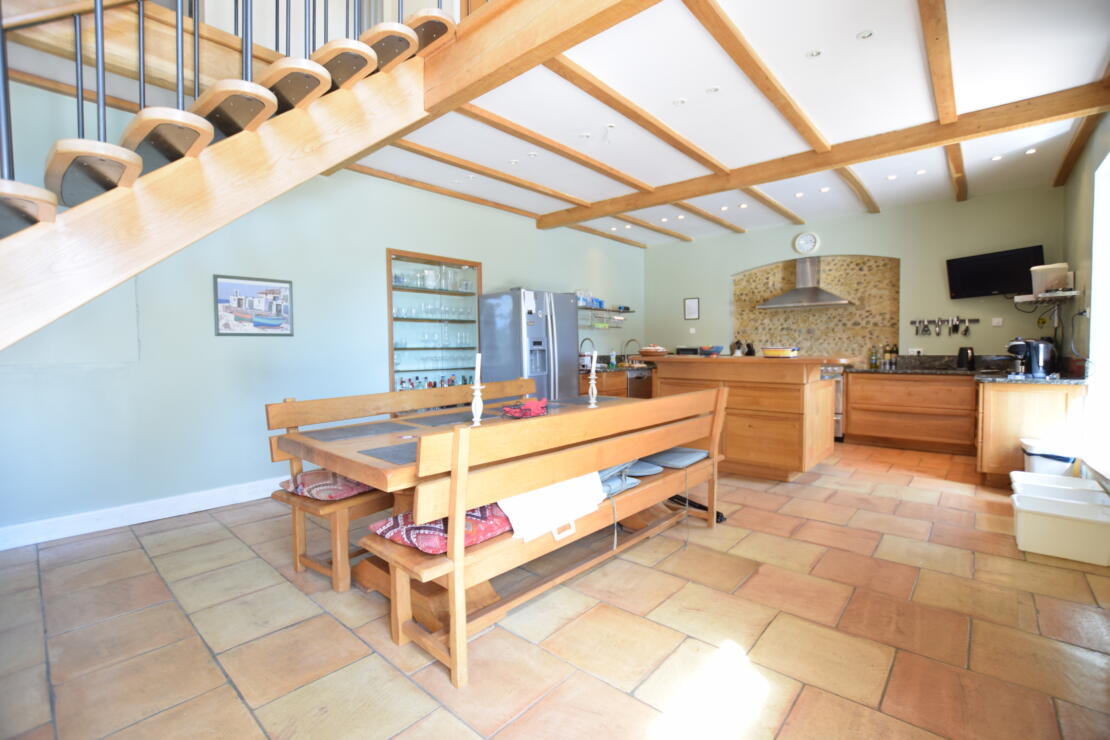 Lodes – Renovated secluded farmhouse and partially renovated gite, with pool, enclosed garden, and panoramic views