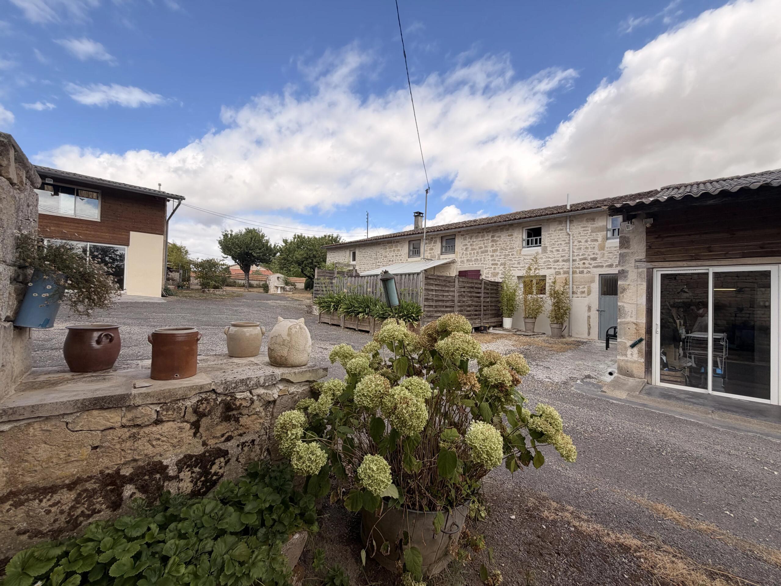 Two Stone Properties for the Price of One – Swimming Pool, Outbuildings & Gîte Potential, Poitou-Charentes – France – BVI86846