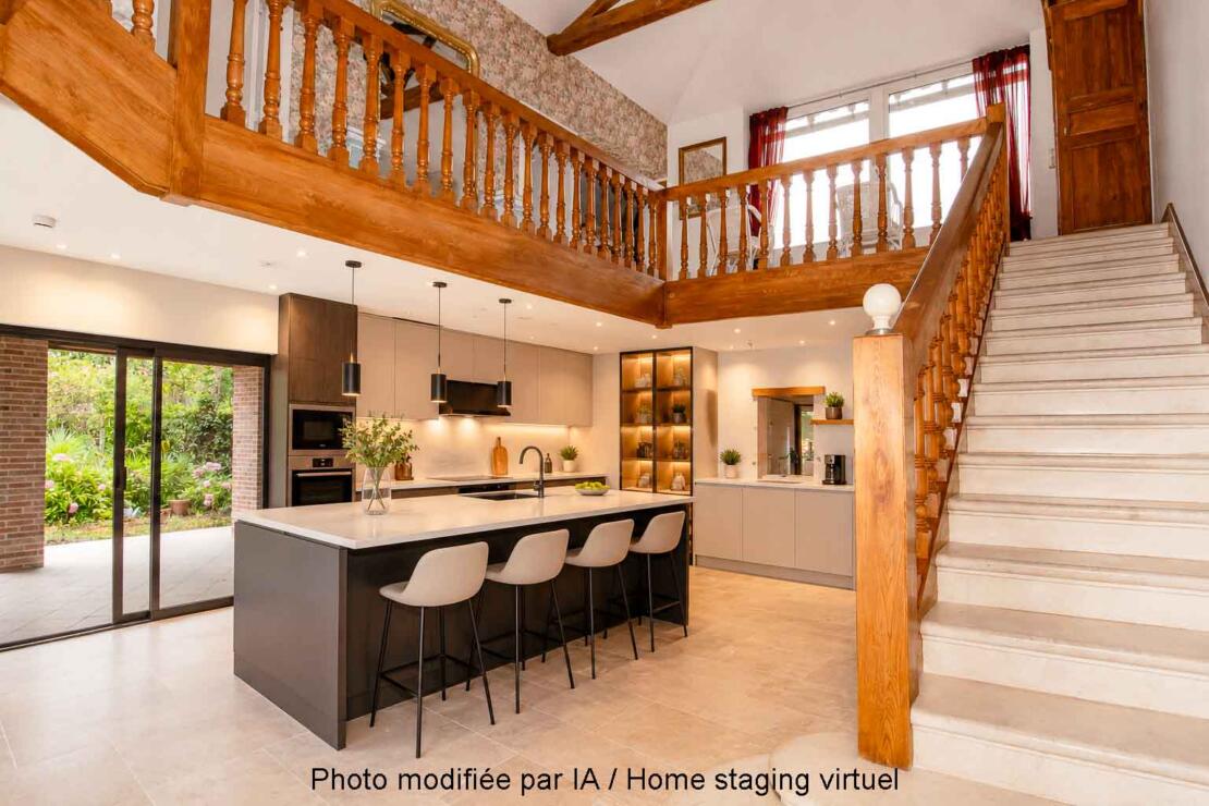 Touille – Substantial character home with pool, genuine marble floors and exceptional living space