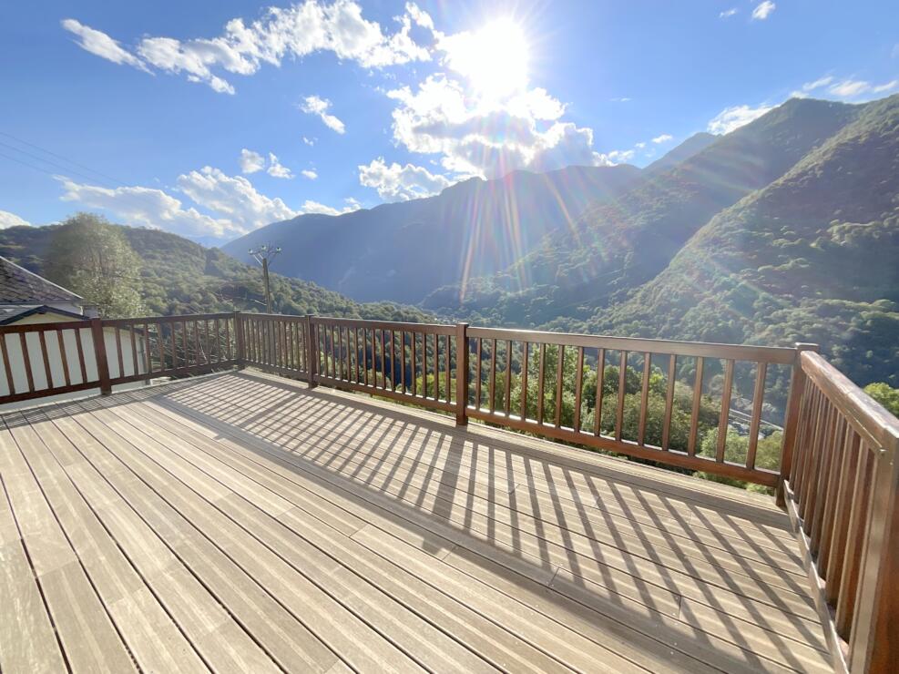 Baren – Stunning panoramic views and tranquility await – a beautiful house and an apartment near Luchon and skiing