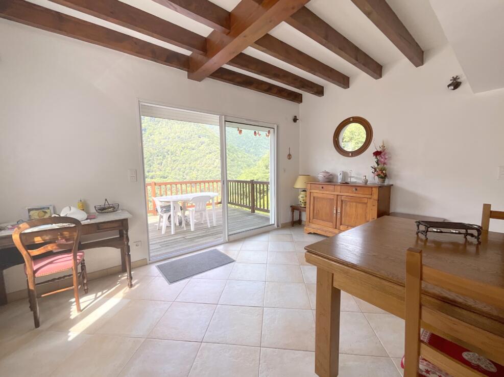 Baren – Stunning panoramic views and tranquility await – a beautiful house and an apartment near Luchon and skiing