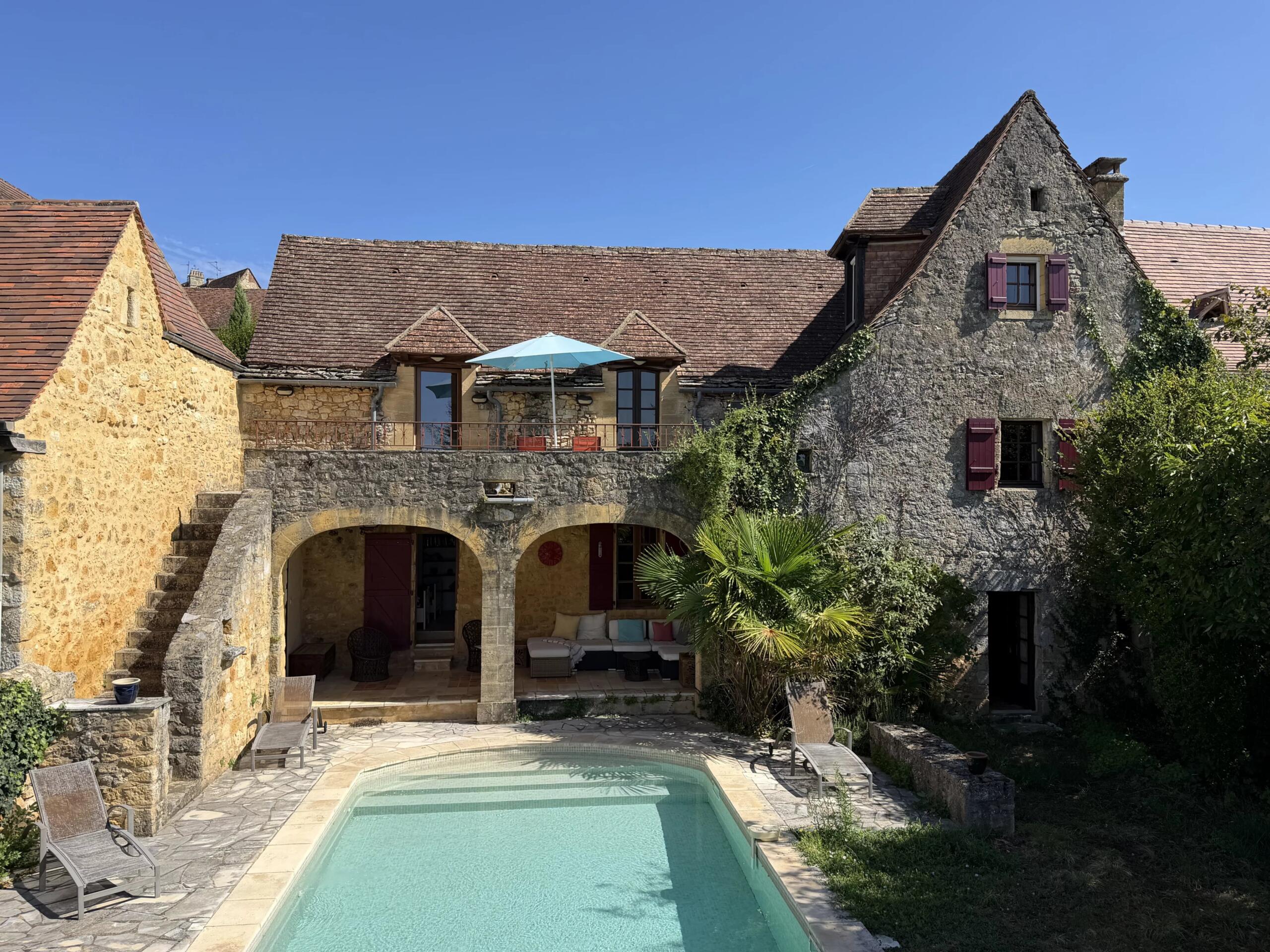 Domme, Périgord Noir – Characterful 4-Bedroom Stone House with Pool and Views, Aquitaine – France – BVI79205