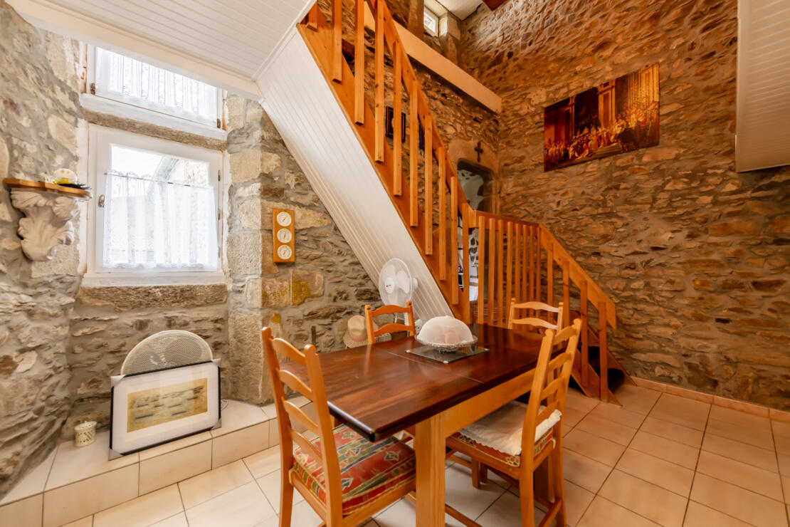 Charming Historic Stone House in the Heart of a Medieval Village, with Terrace and Workshop, France
