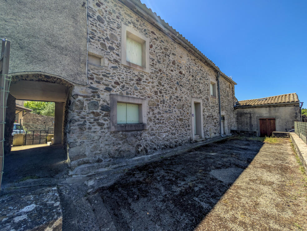 Charming Historic Stone House in the Heart of a Medieval Village, with Terrace and Workshop, France