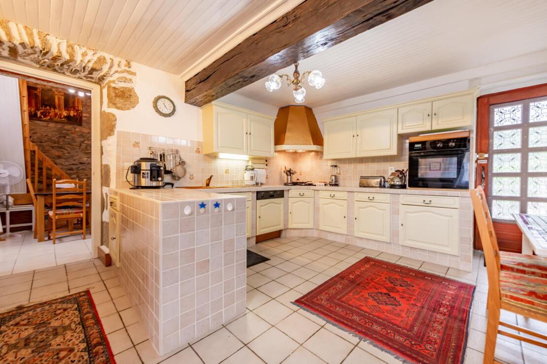 Charming Historic Stone House in the Heart of a Medieval Village, with Terrace and Workshop, France