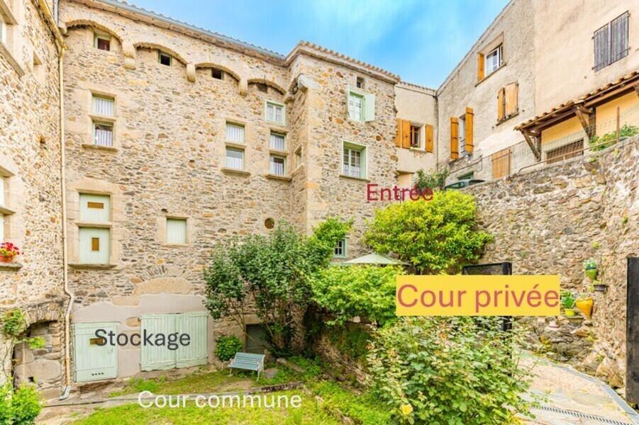 Charming Historic Stone House in the Heart of a Medieval Village, with Terrace and Workshop, France