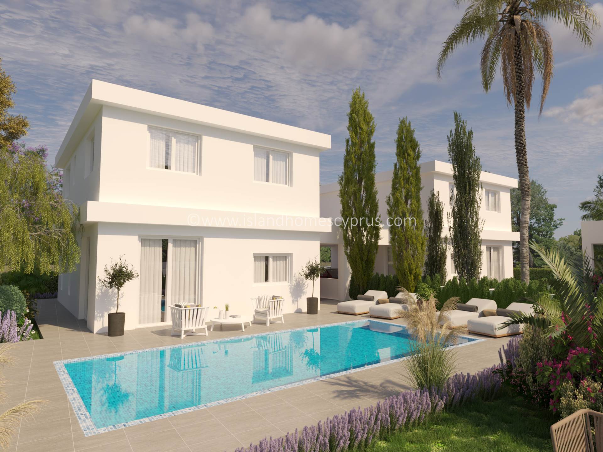 3 bedroom Villa in Frenaros, Famagusta, Cyprus – ZeN121dp
