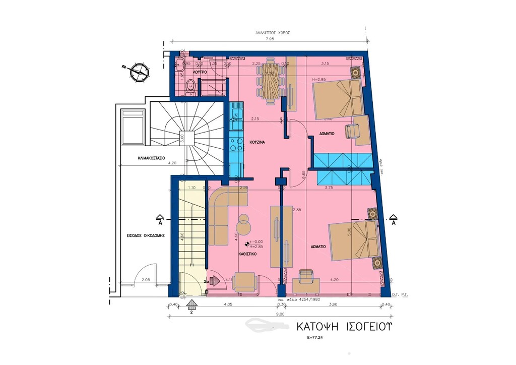 4 bedroom Flat in Voulgari – Ntepo – Martiou, Thessaloniki – Municipality, Greece – 66842