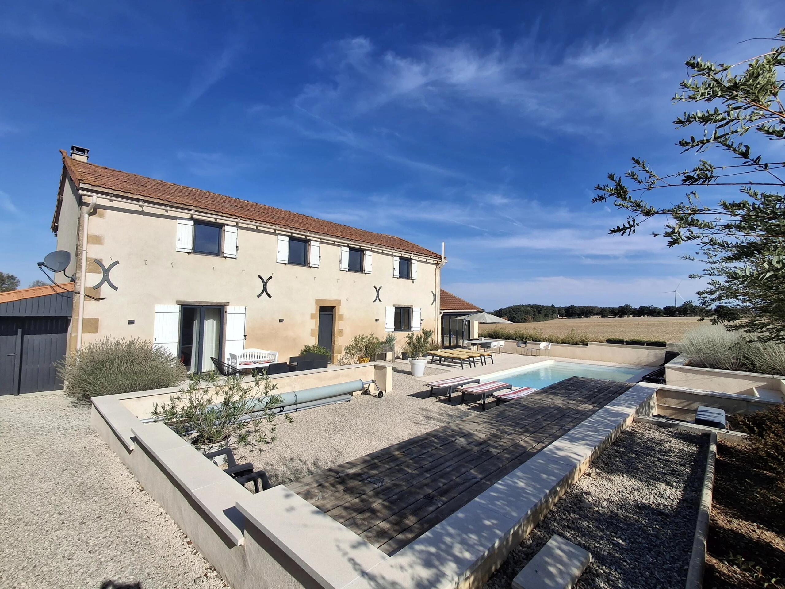 Exceptional Renovated Stone House with Four Bedrooms and Heated Pool, Poitou-Charentes – France – BVI86751