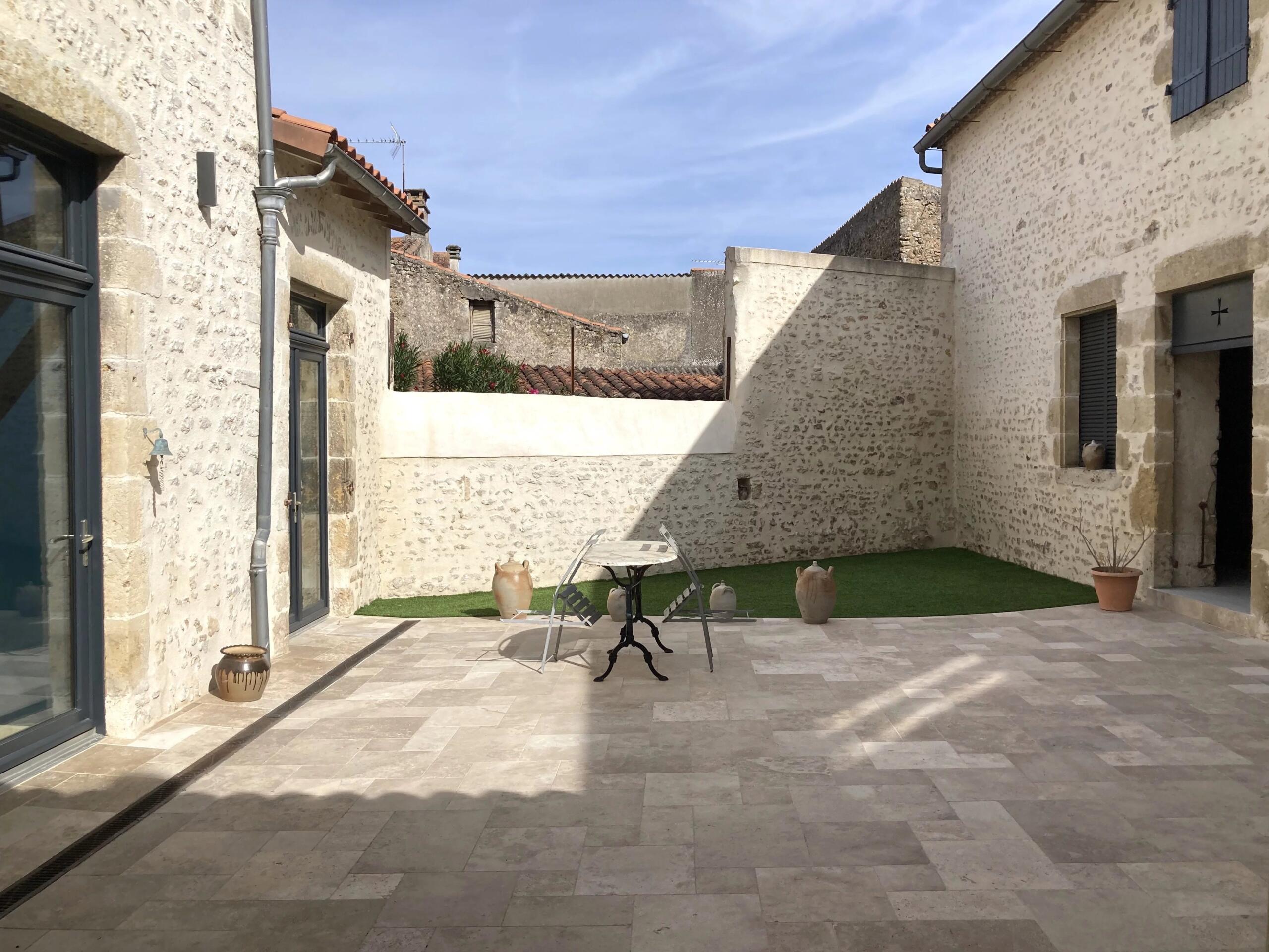 Superbly-presented stone town house with courtyard and garage, Nouvelle-Aquitaine – France – BVI86973