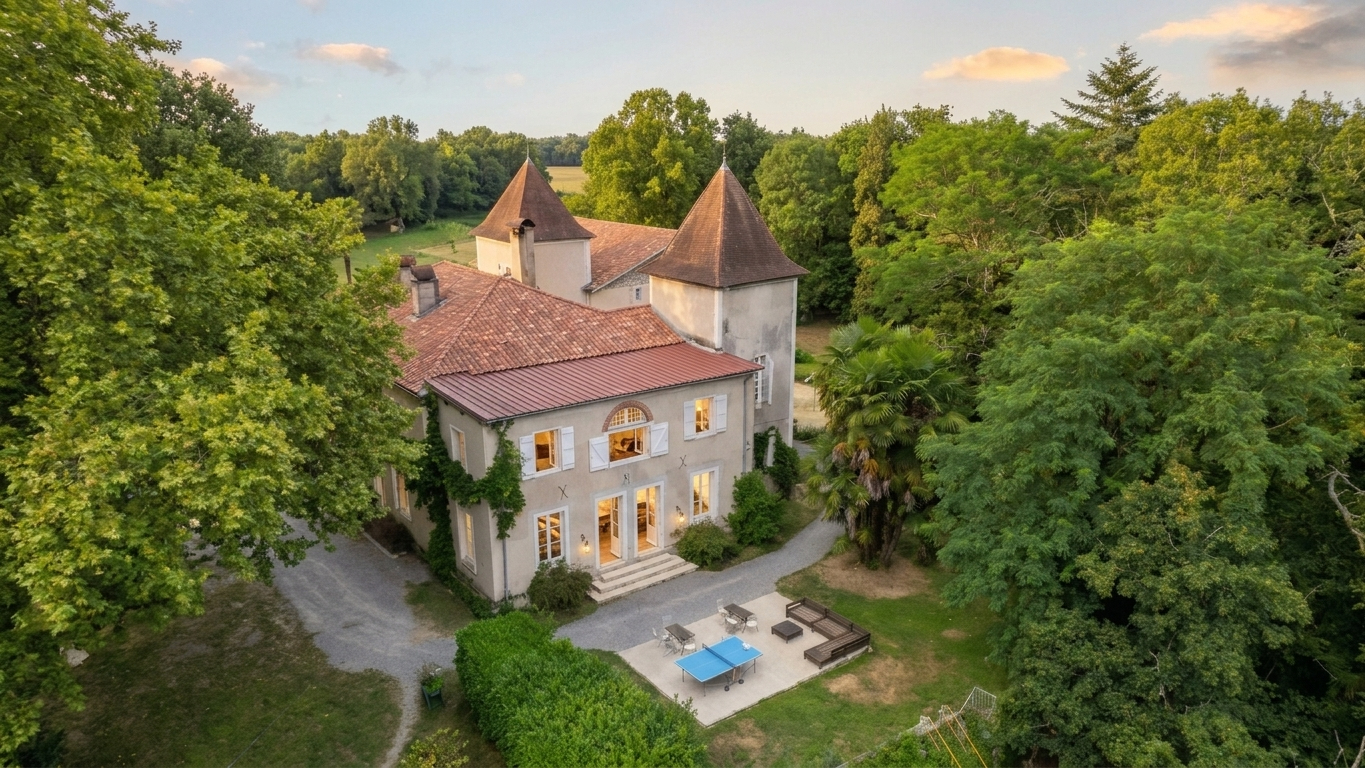 12 bedroom chateau in Pouillon, Landes, France
