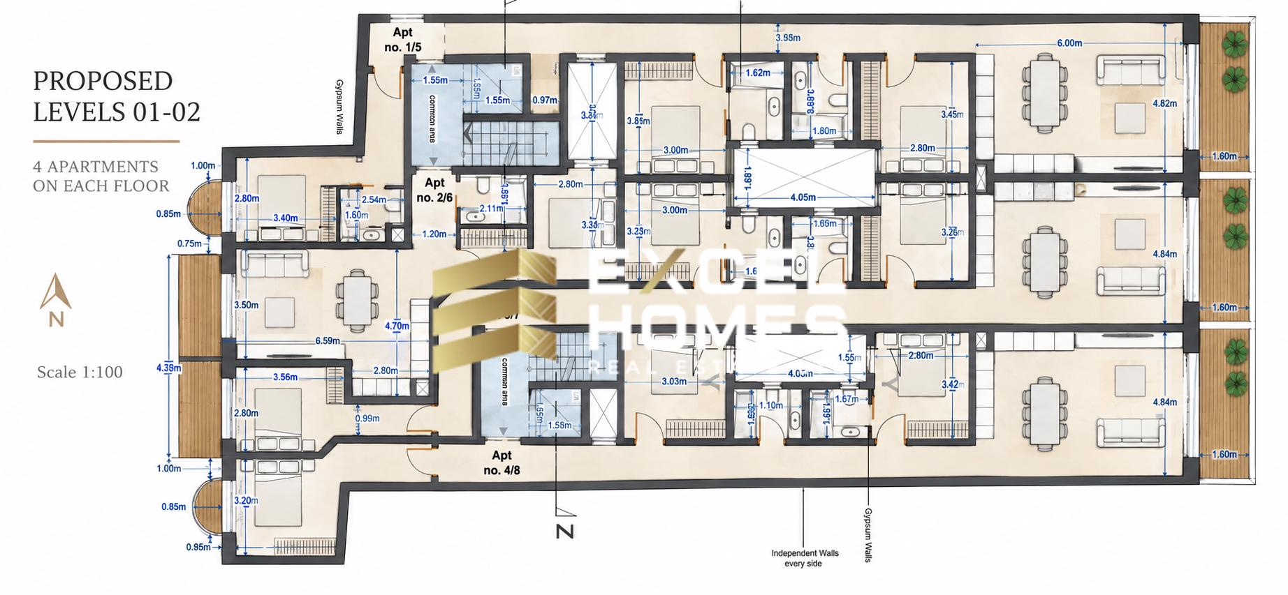 3 bedroom Apartment in Xewkija, Malta – 69772