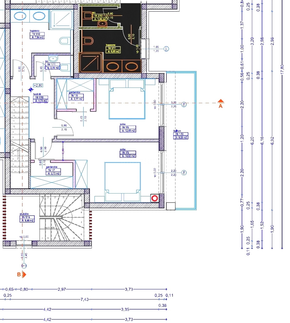 2 bedroom apartment in Malinska-Dubašnica, Croatia – 103728