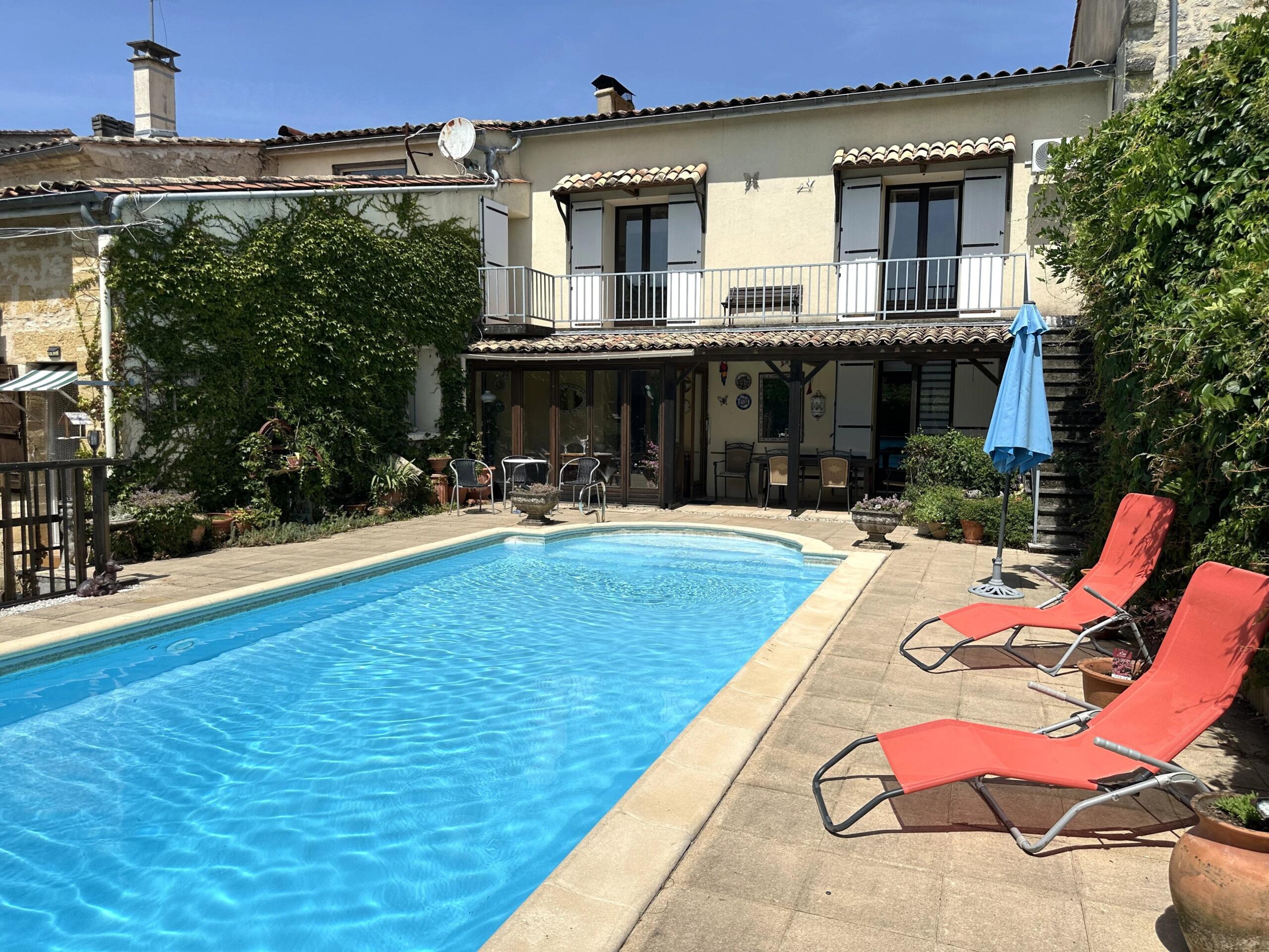 Stone Village House with Pool and Guest House – Between Saint-Émilion, Sainte-Foy-la-Grande and Montpon-Ménestérol, Nouvelle-Aquitaine – France – BVI83862