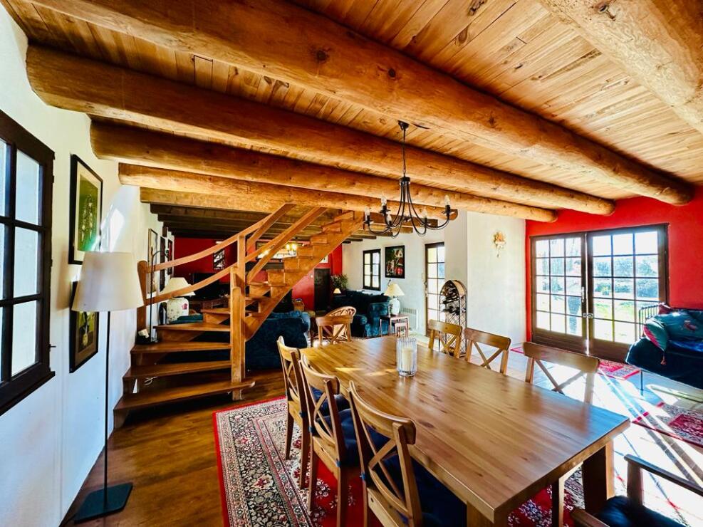 Traditional 5 bedroom property with views to the Pyrenees. Peaceful location.