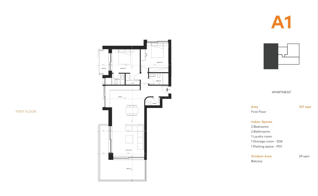 2 bedroom Flat in Glyfada, Athens – South, Greece – 66930