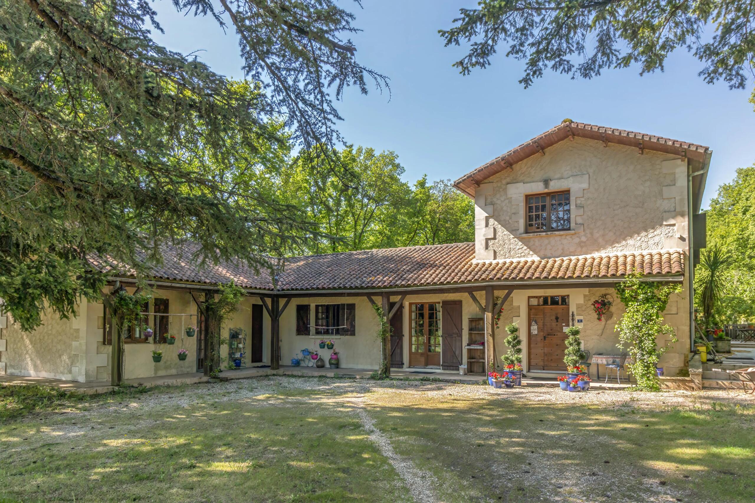 Charente country estate with pool, over 5 hectares and exceptional outbuildings, Nouvelle-Aquitaine – France – BVI78482