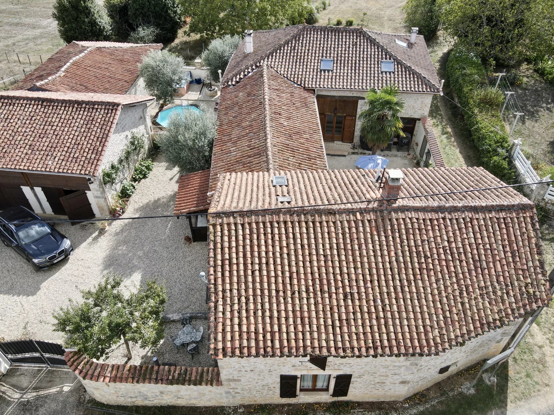 Two houses with swimming pool, jacuzzi, large barn and countryside views, Nouvelle-Aquitaine – France – BVI82524