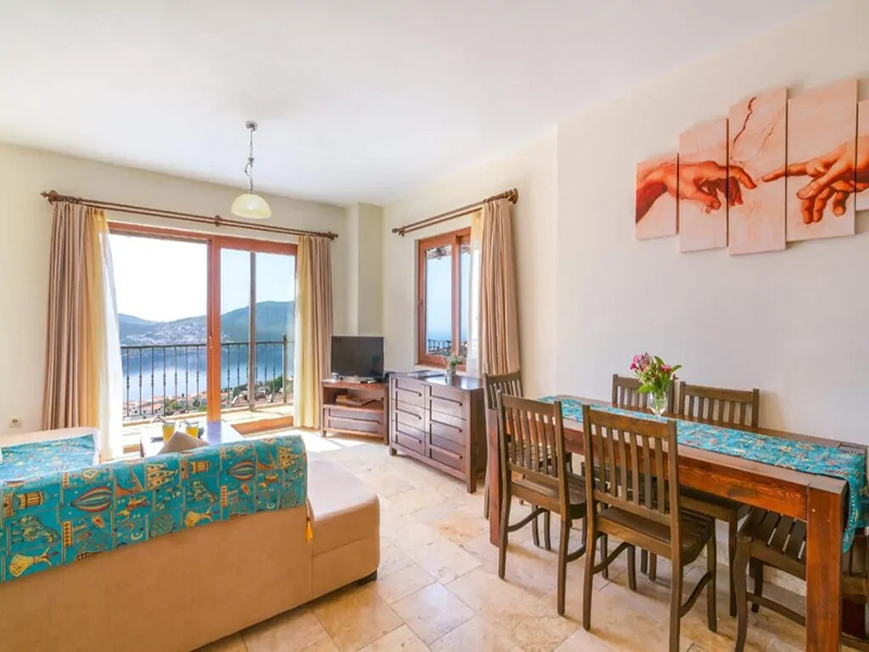 Picturesque sea view Duplex in beautiful Kalkan – TC2027