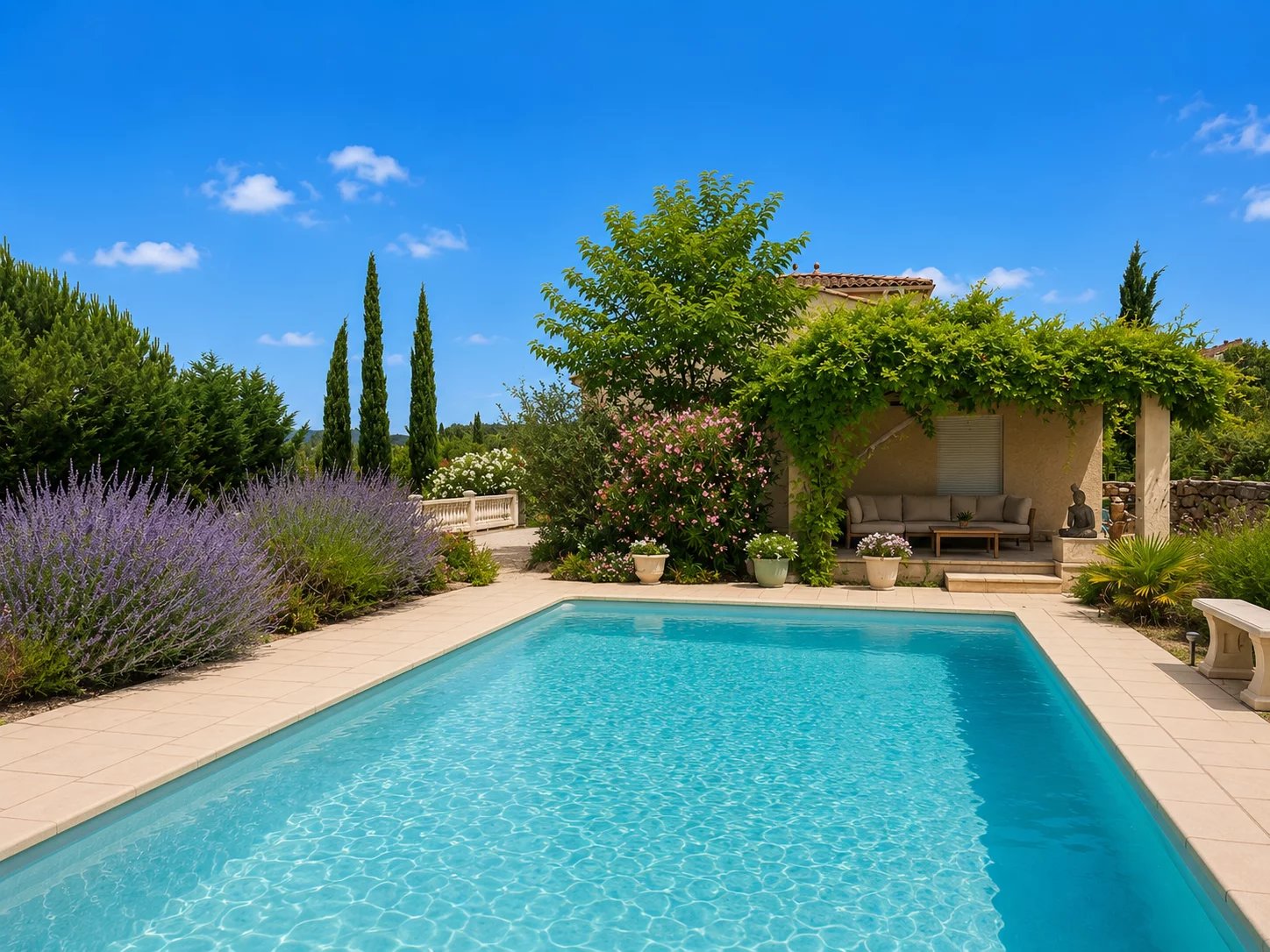 4-bed villa with pool and countryside views in Limoux, Occitanie – France – BVI86132