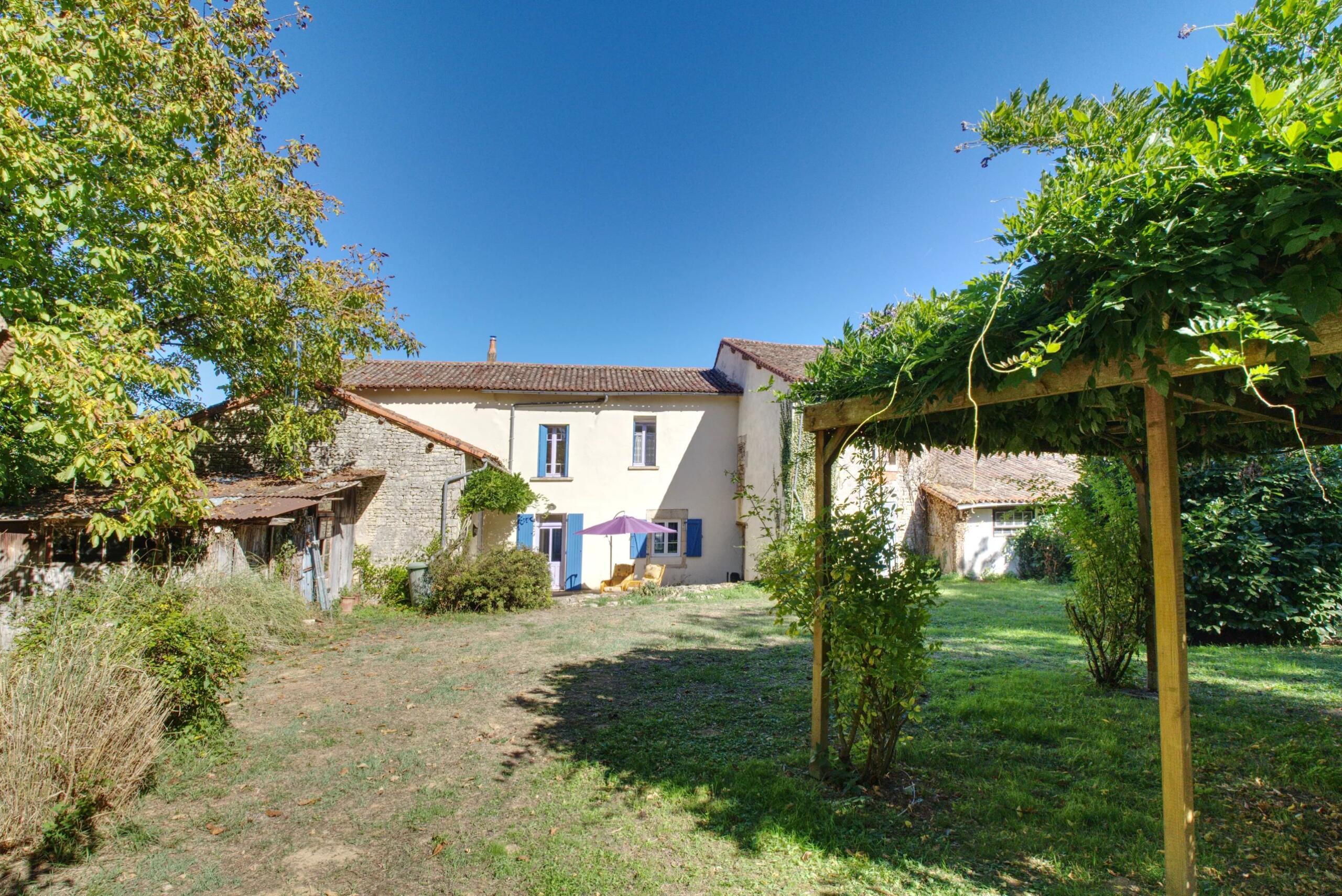 Lovely and spacious 4-bedroom property, large garage and workshop,  close to Ruffec, Nouvelle-Aquitaine – France – BVI86472