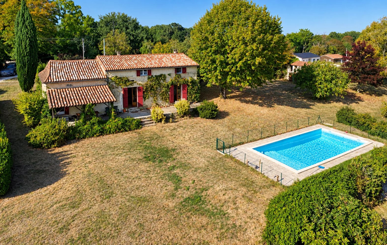 Stone house with pool and spectacular views, Nouvelle-Aquitaine – France – BVI87452