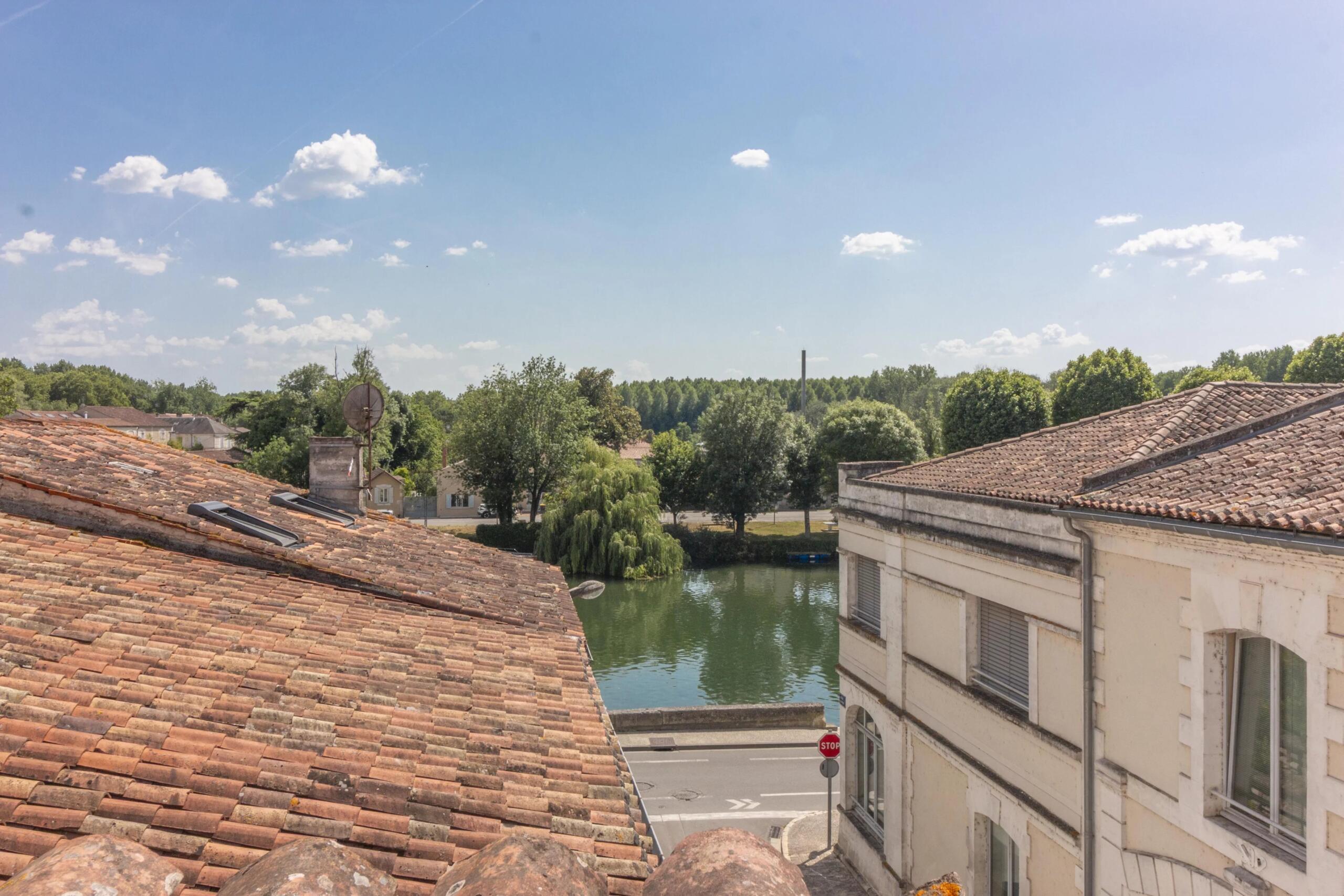 Attractive townhouse packed with character and with a roof terrace with river views, Nouvelle-Aquitaine – France – BVI85186