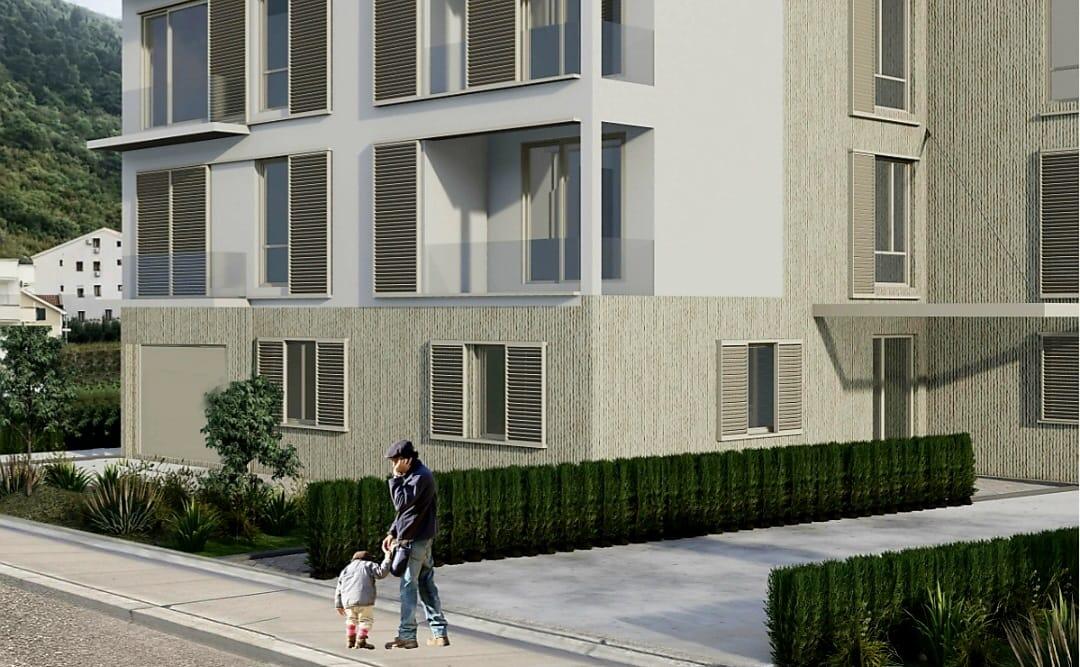 Studio 28 m² in a new building in Podkošljun, Budva