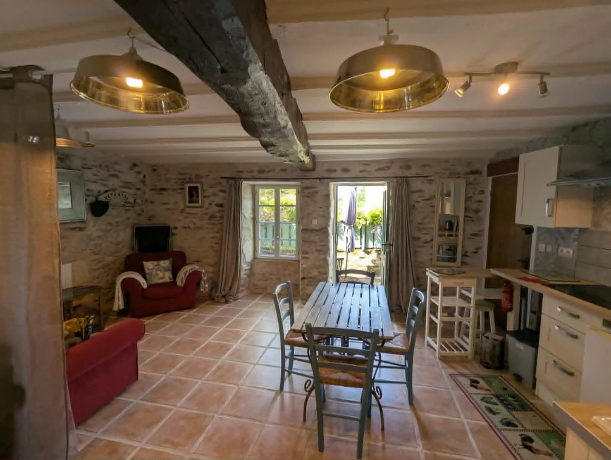 Spacious, characterful house with gite potential in Vouvant, Pays de la Loire – France – BVI80946