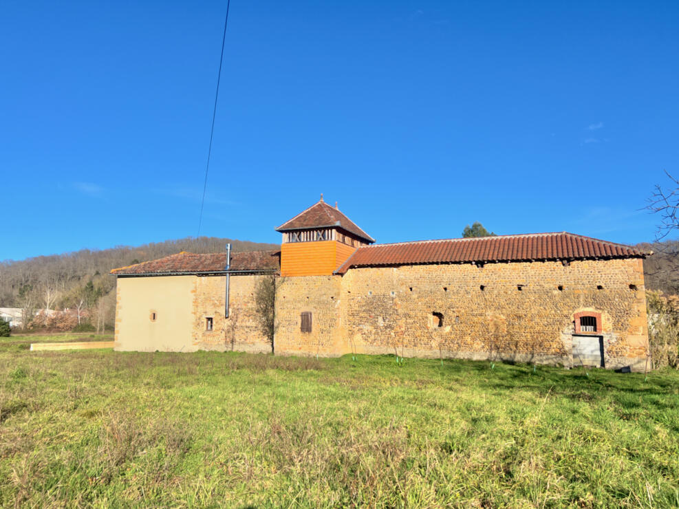 18C MANOIR/COURTYARD SETTING/4HA/POOL/BARNS/3-5BEDS/4 RECEPTION/PIGEONNER TOWER/MOUNTAIN VIEWS